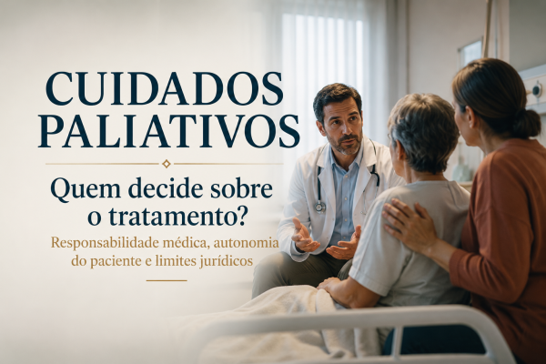 Médico conversa com paciente sobre cuidados paliativos e decisões sobre o tratamento